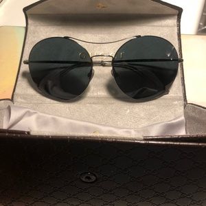 Gucci round frame sunglasses
